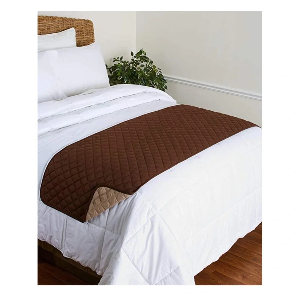 Reversible Quilted Pet Shield Blanket NWT 
Brown / Beige Or Gray / Black - Picture 3 of 3